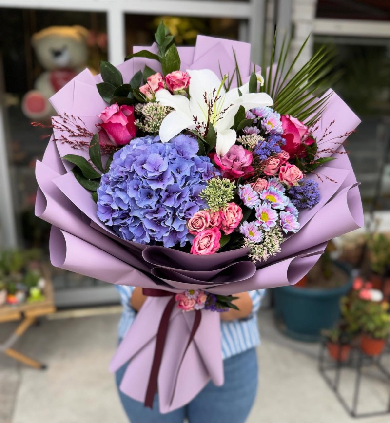 Lila Rüyası Buketi