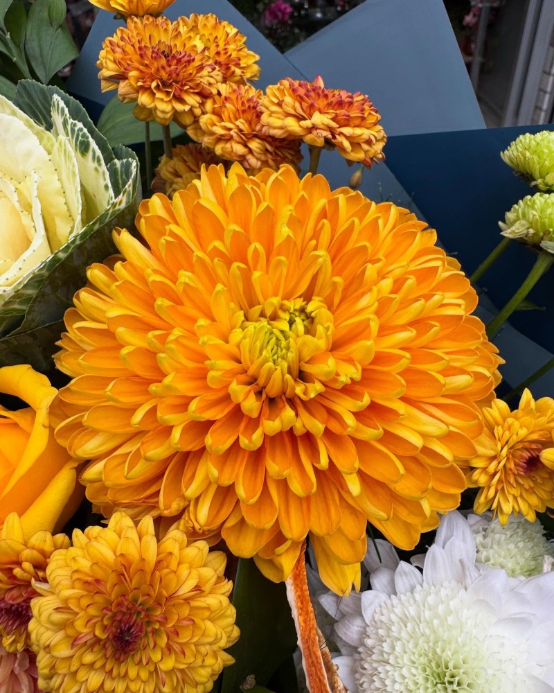 Sarı & Turuncu Karışık Buket